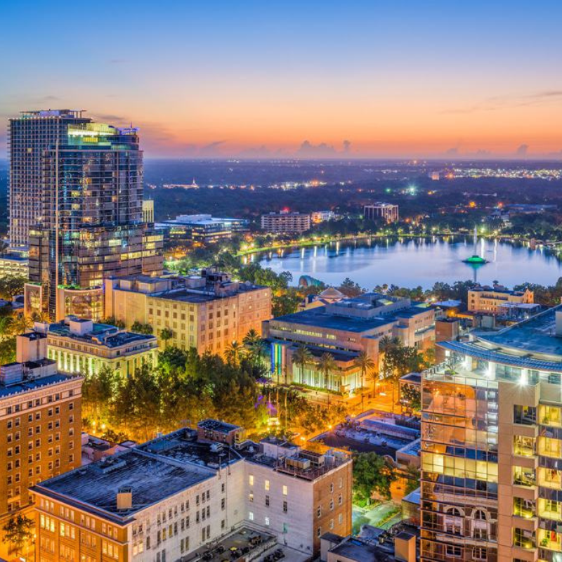 Orlando florida skyline